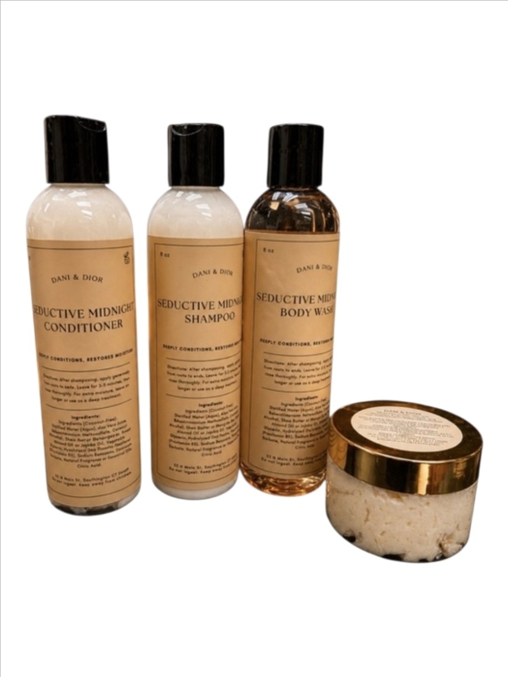 Seductive Midnight Body Set - Cream & Gold
